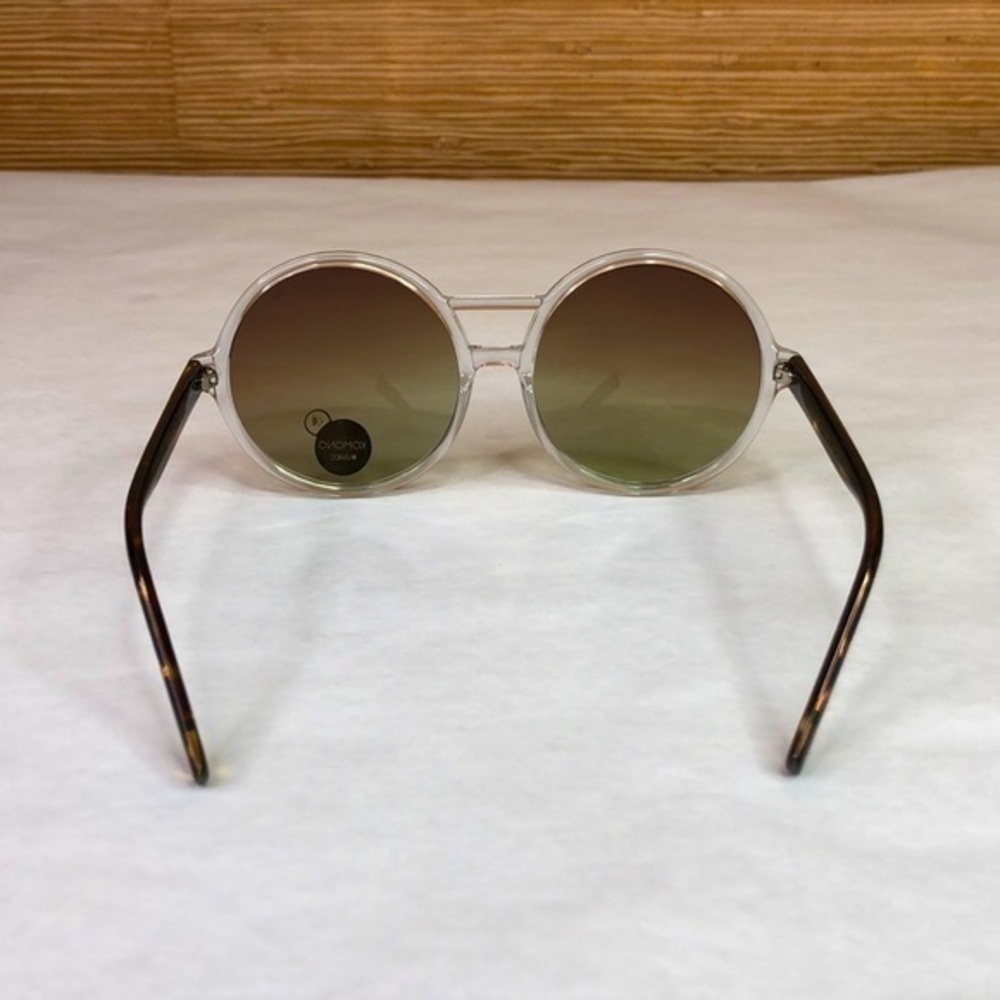 KOMONO Coco Clear/Tortoise Sunglasses (NEW) - Picture 9 of 12